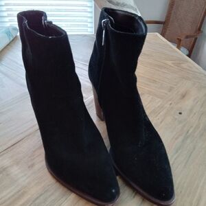 Sam Edelman Suede Leather Ankle Boots Size 7.5